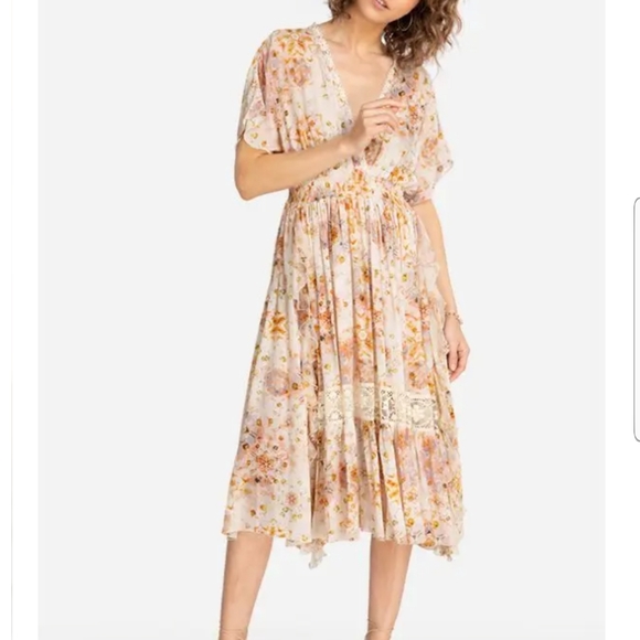 ODEYA RUFFLE MAXI DRESS - Picture 6 of 8